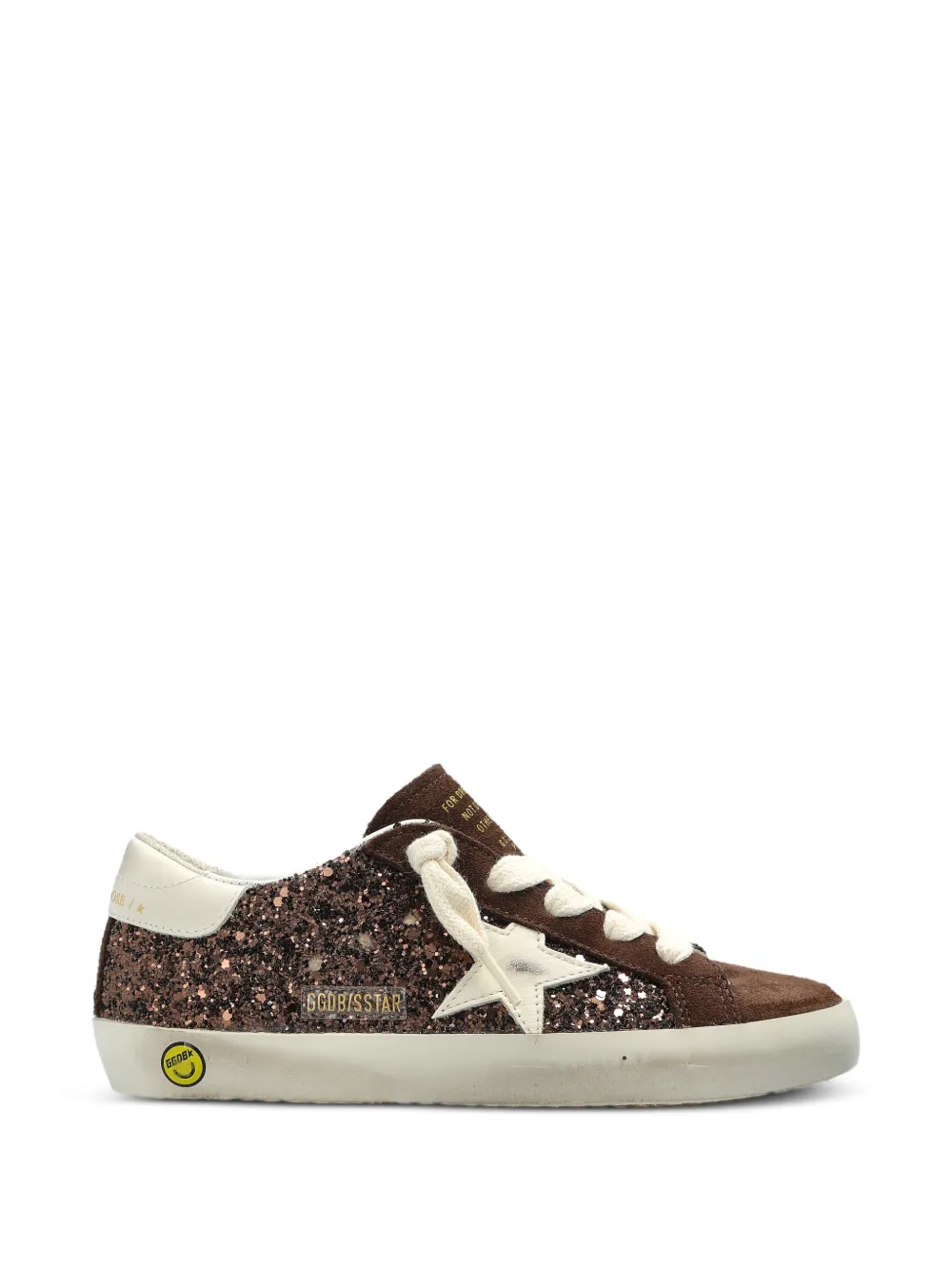 Golden Goose Kids Super-Star glitter-embellished sneakers Bruin
