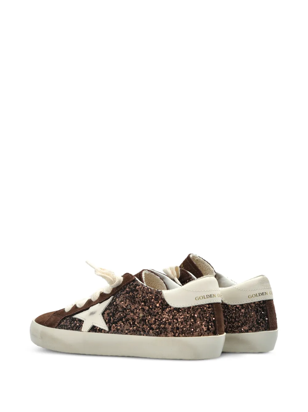 Golden Goose Kids Super-Star glitter-embellished sneakers Bruin