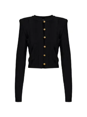 Balmain ニット カーディガン | ブラック | FARFETCH JP