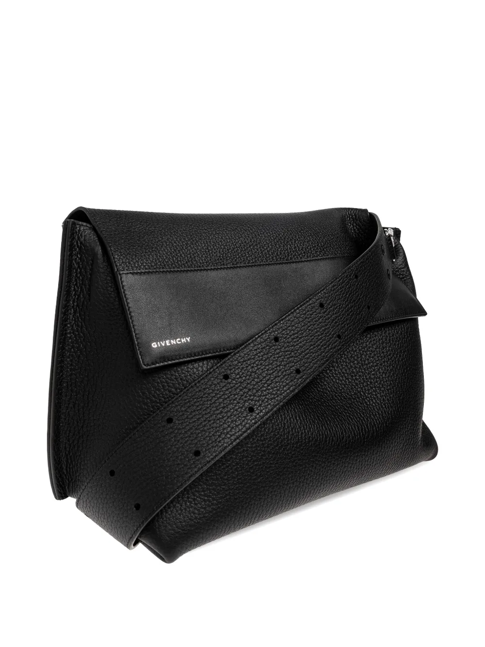 Givenchy Schoudertas van bewerkt leer Zwart