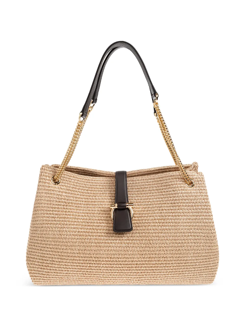 Ferragamo Gancini woven tote bag - Toni neutri