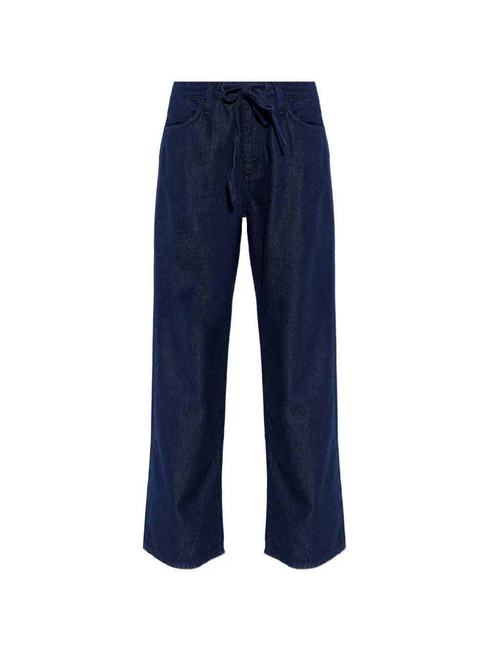 rag & bone Phoebe drawstring-waist wide-leg jeans - Blu