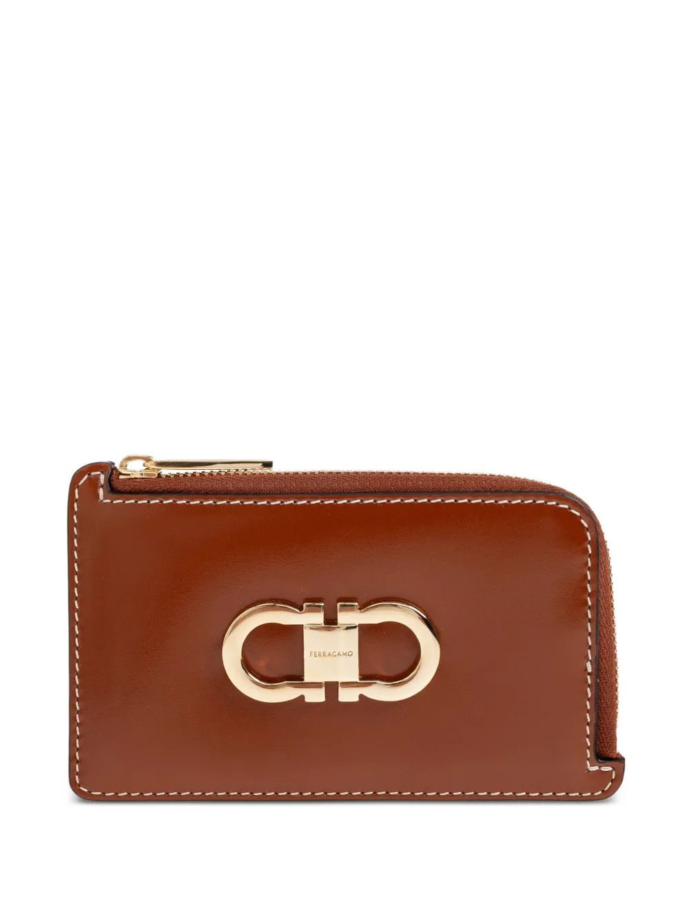 Ferragamo Gancini card holder - Marrone