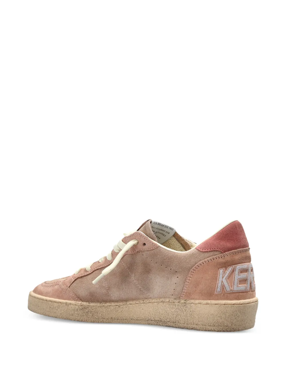 Golden Goose Ball Star glitter-patch sneakers Roze
