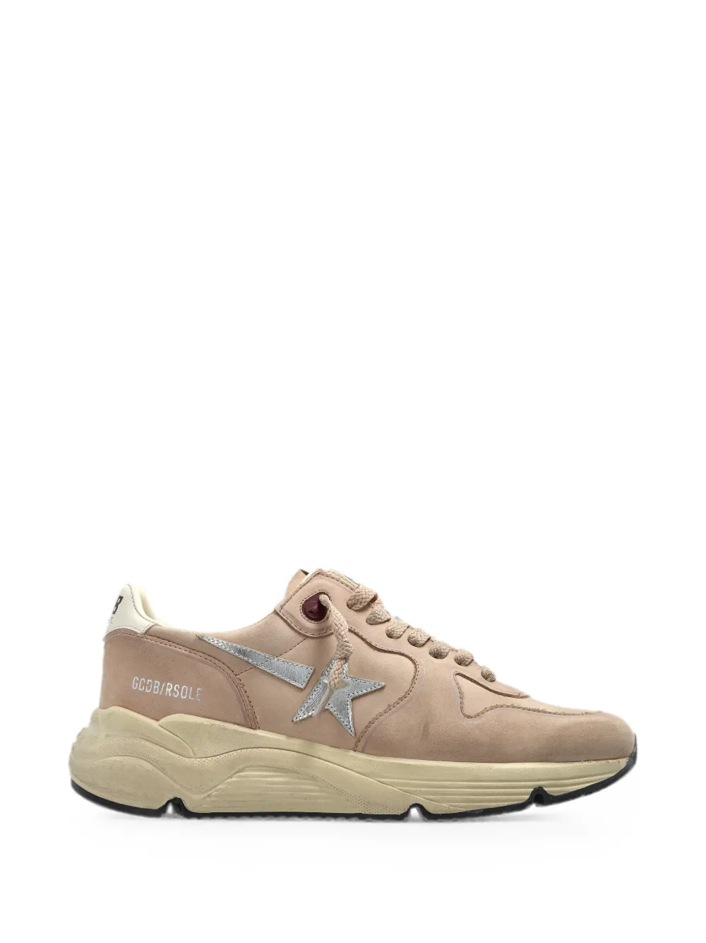 Golden Goose Running Sole star-patch sneakers - Nude