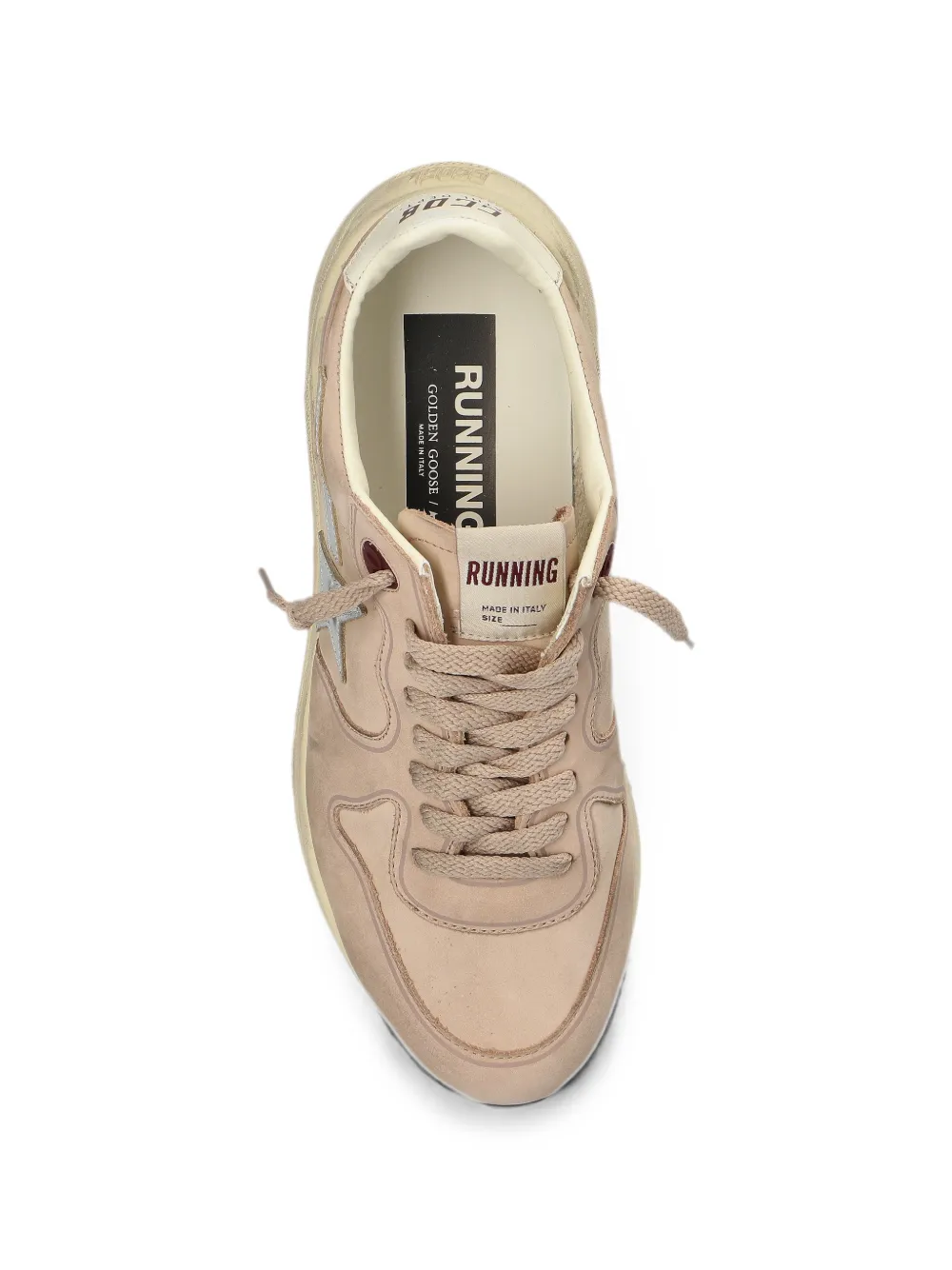 Golden Goose Running Sole star-patch sneakers Beige