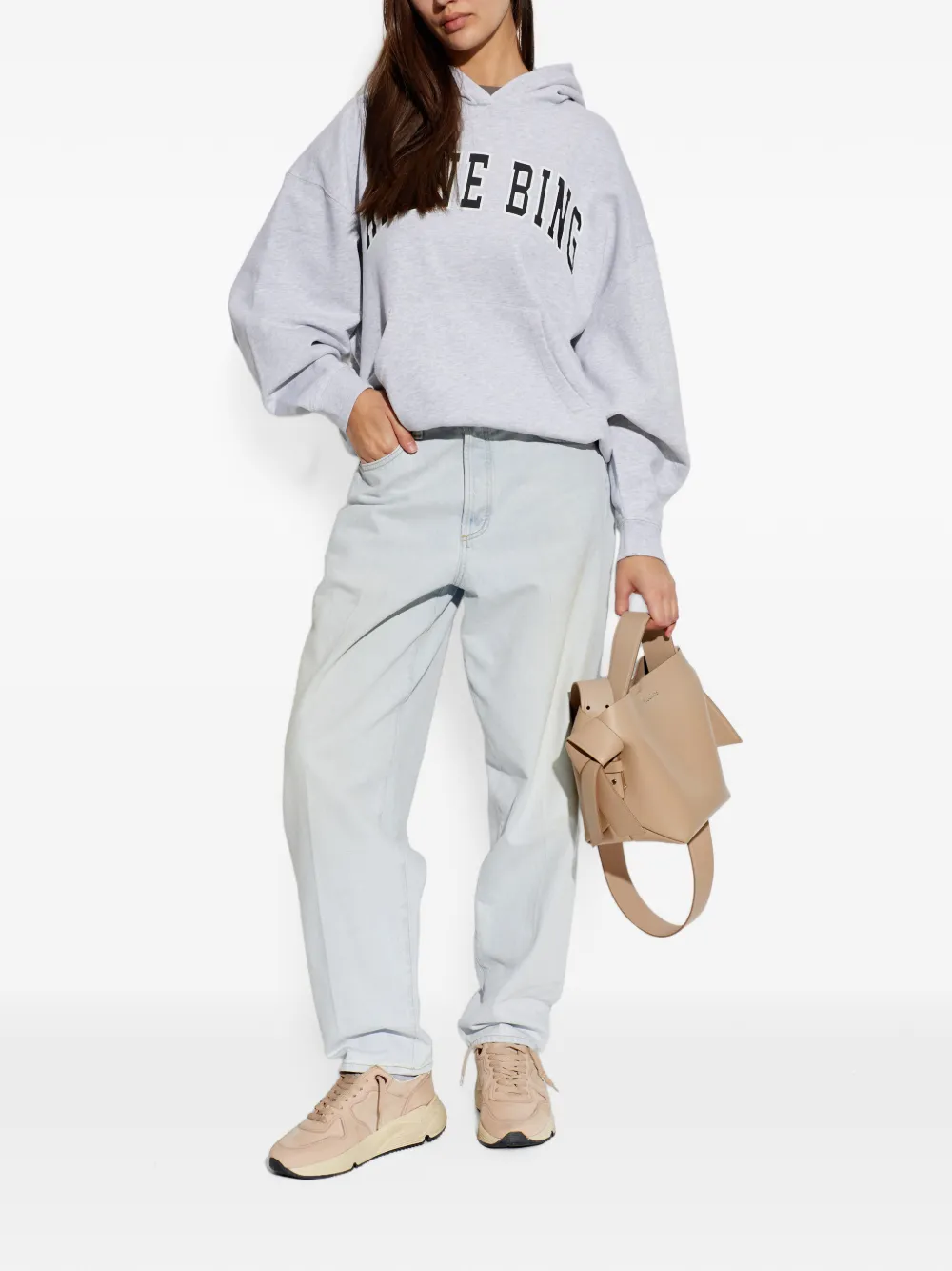 Golden Goose Running Sole star-patch sneakers Beige