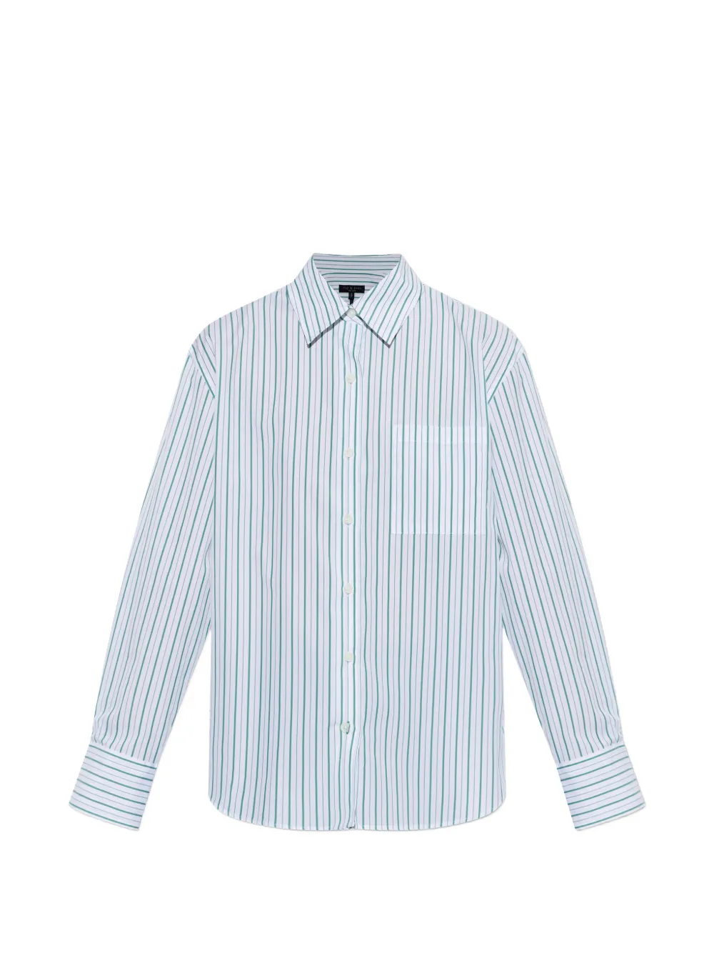 rag & bone striped-pattern shirt - Bianco