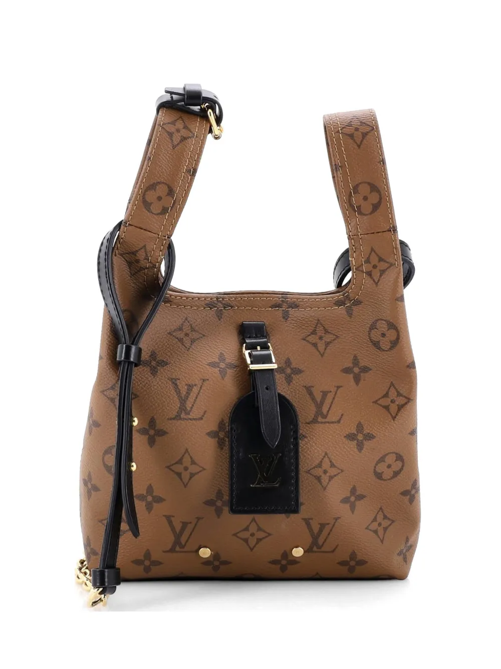 Louis Vuitton Pre-Owned Atlantis Handbag Reverse Monogram Canvas BB tote bag - Marrone