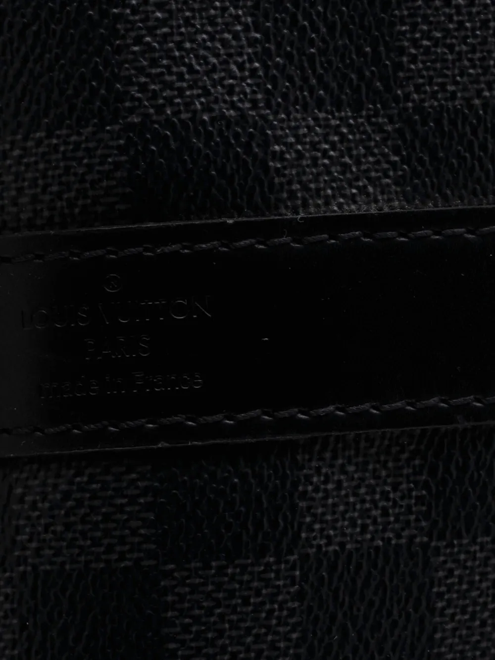 Louis Vuitton Pre-owned Keepall Bandouliere Bag Damier Graphite 55 Travel Bag in Black, view 5