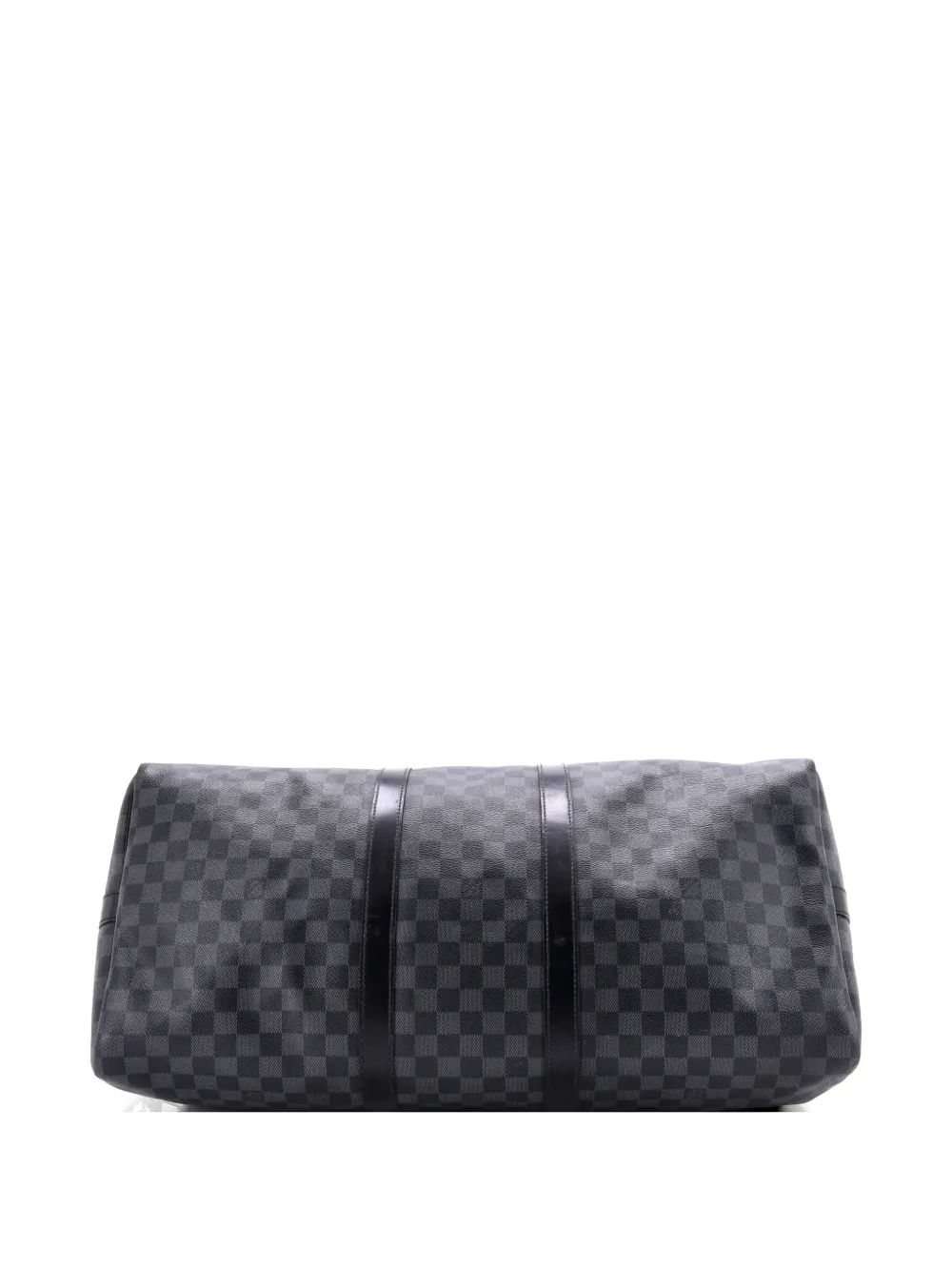 Louis Vuitton Pre-owned Keepall Bandouliere Bag Damier Graphite 55 Travel Bag in Black, view 2
