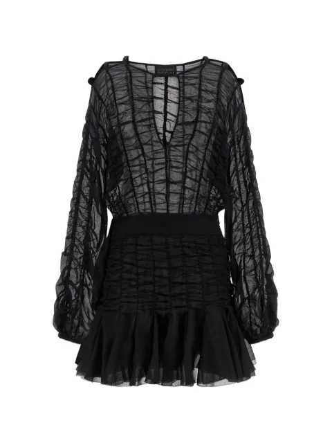 Giovanni Bedin smock-effect cut-out mini dress
