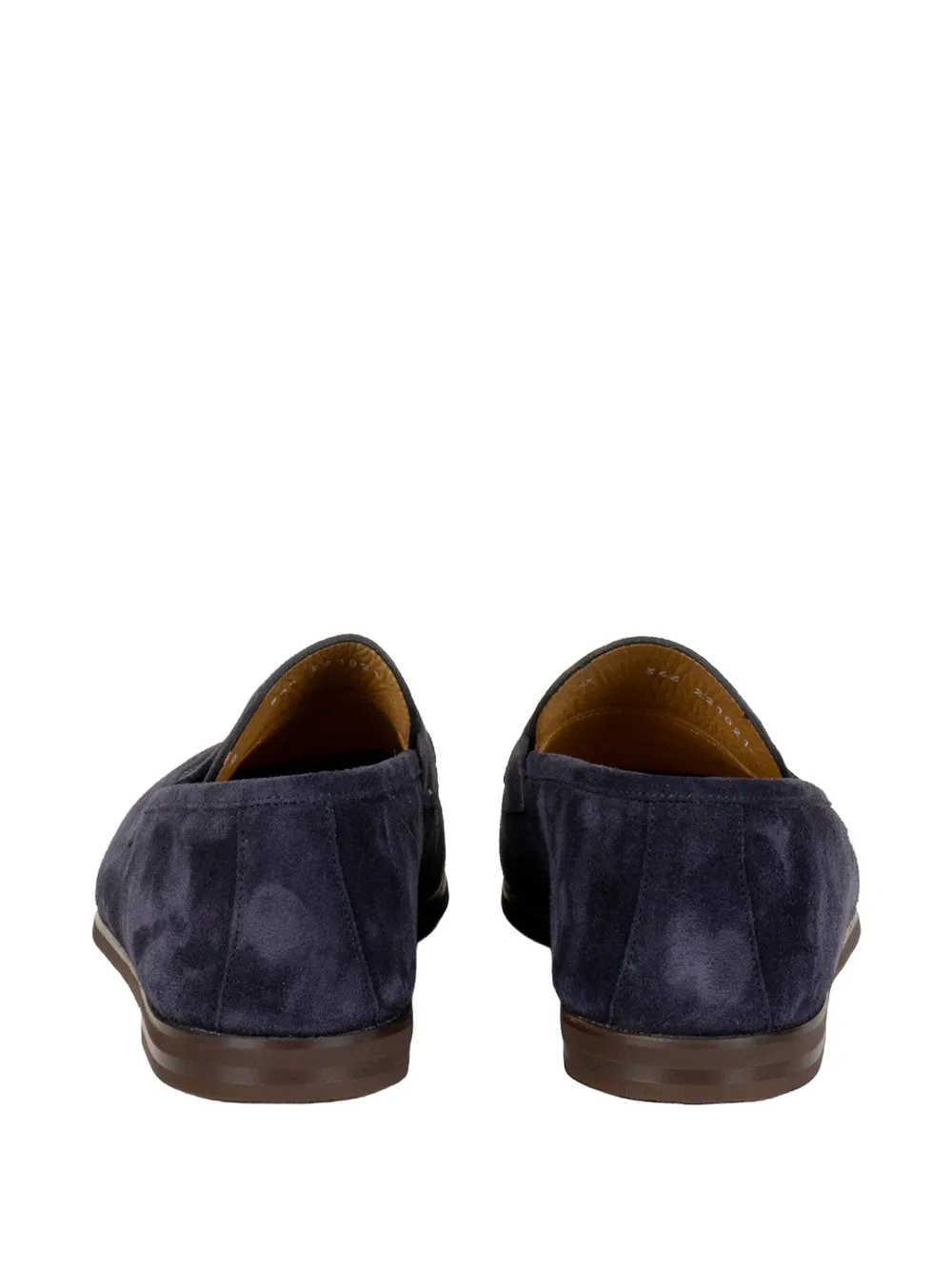Neil Barrett suede penny loafers Blauw