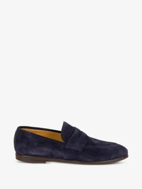 Neil Barrett suede penny loafers