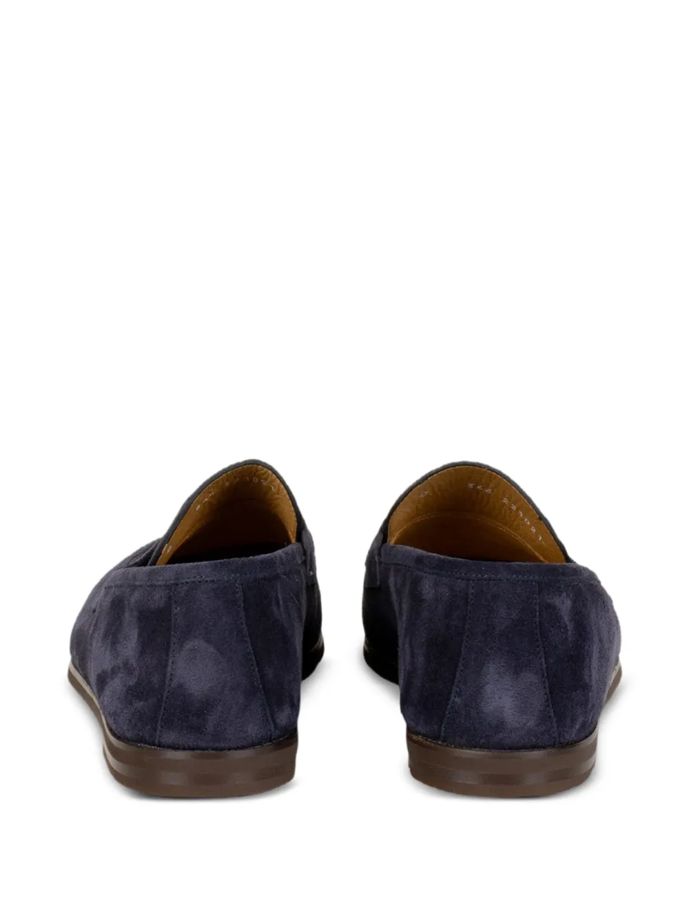  Neil Barrett Mocasines Penny De Ante Con Detalle De Tira - Azul 