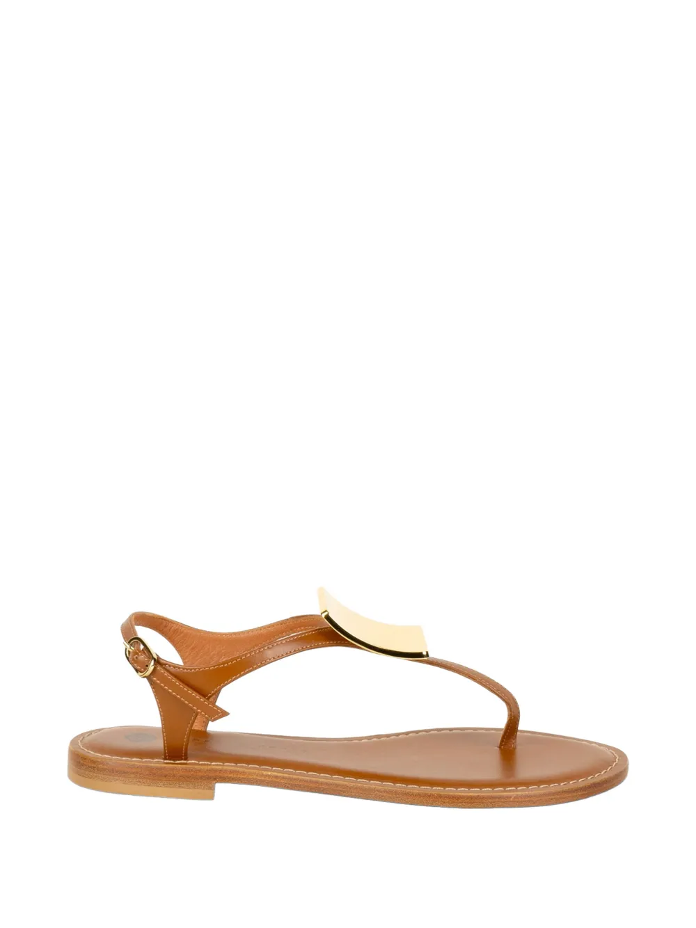 Roberto Festa plaque-detail flat sandals Bruin