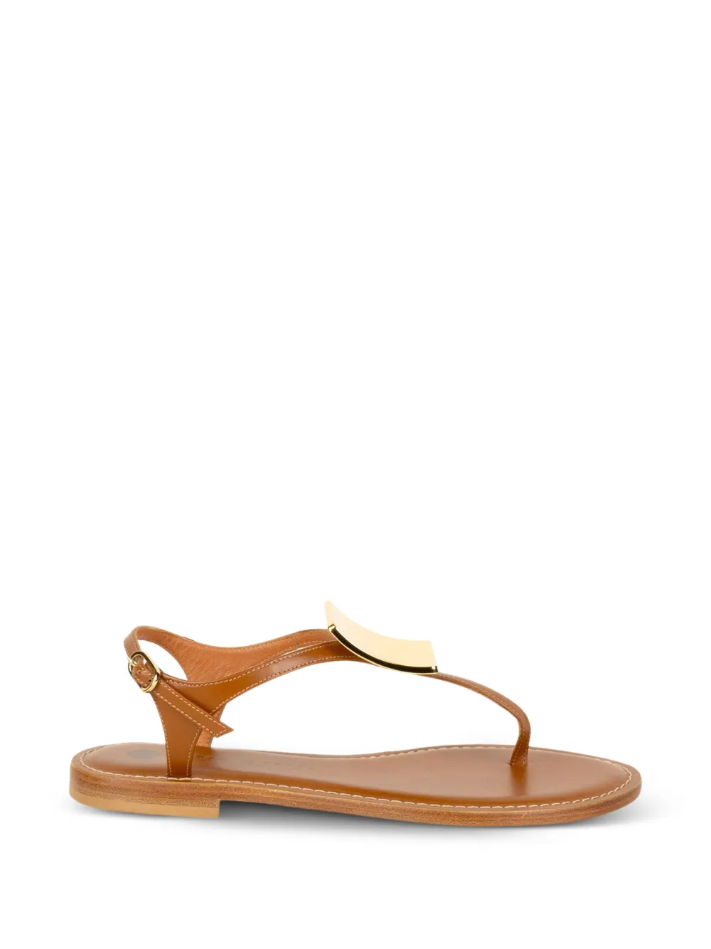 Roberto Festa plaque-detail flat sandals Bruin