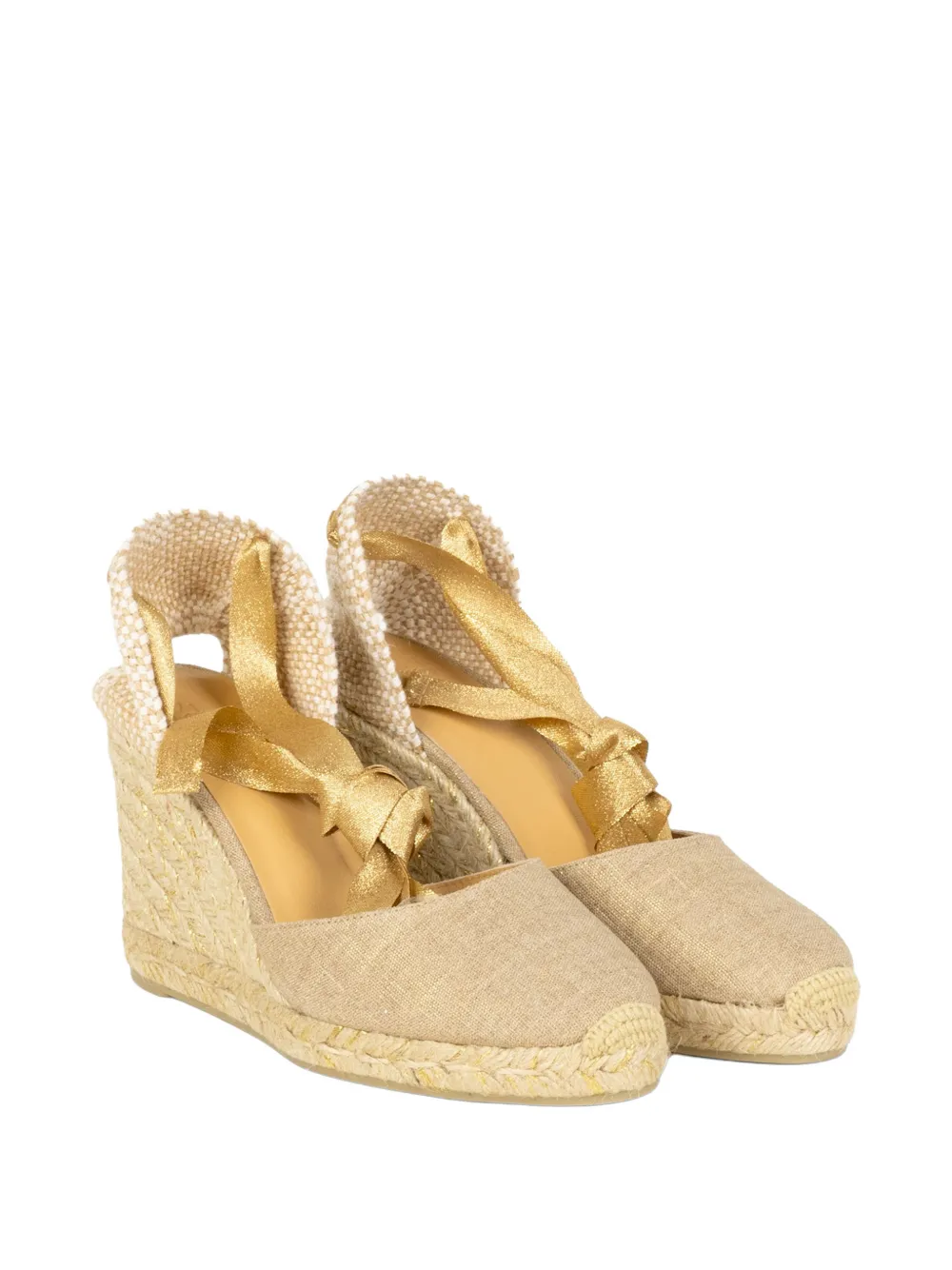 Castañer Carina espadrilles met ha Beige