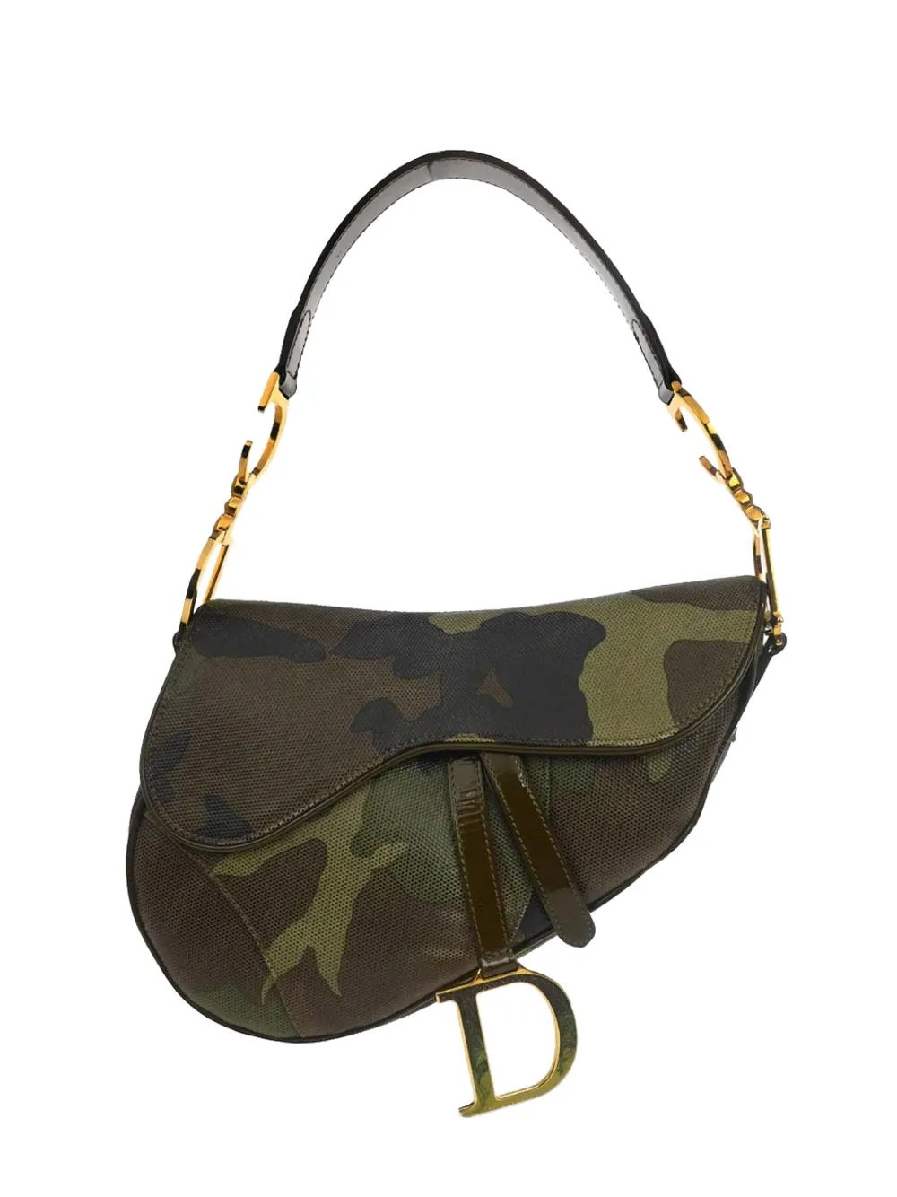 Christian Dior Pre-Owned 2000 Saddle shoulder bag - Green