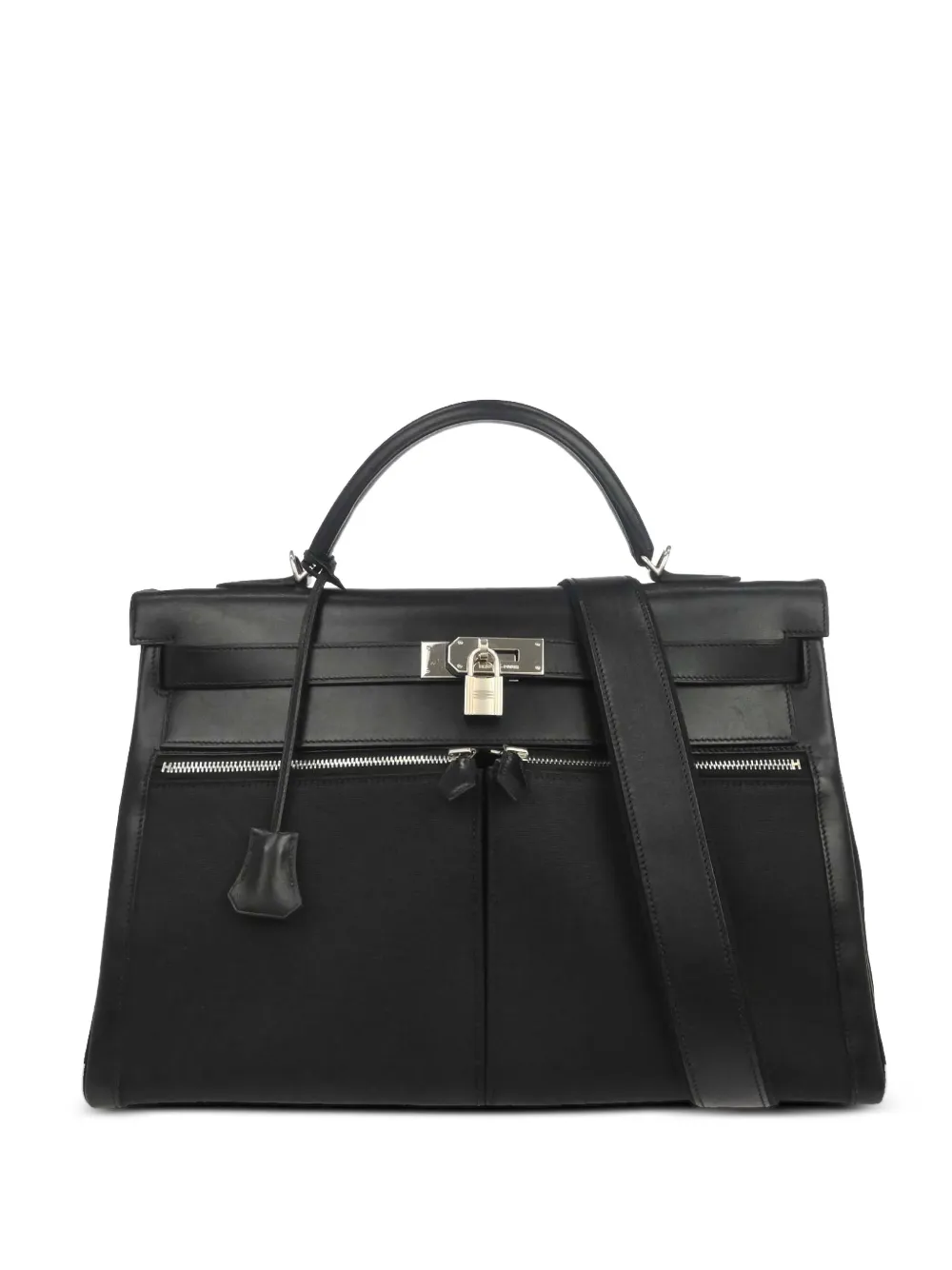 Hermès Pre-Owned 2005 40 Kelly Lakis tote bag - Nero