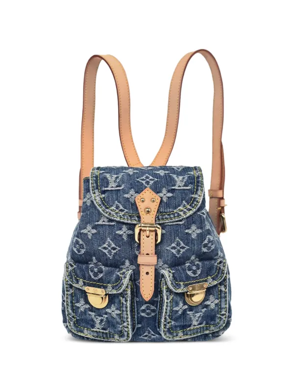 Louis Vuitton Pre-owned 2006 PM Sac a Dos Monogram Backpack in Blue