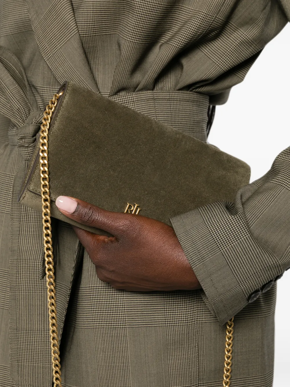 Lauren Ralph Lauren Adair II clutch Groen