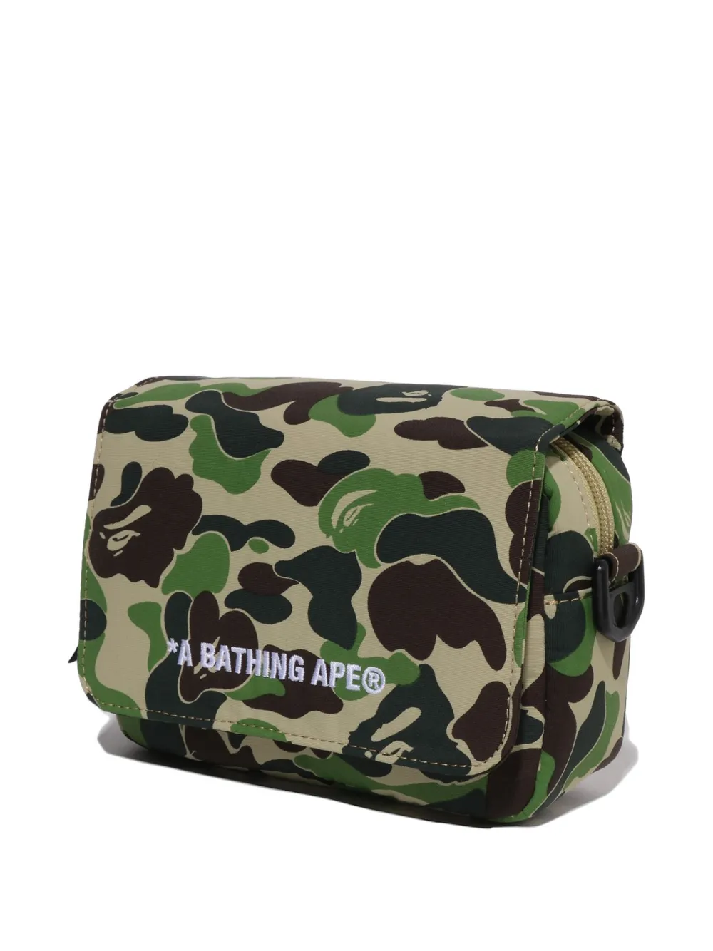 A BATHING APE® ABC Camo Messenger Bag | Green | FARFETCH JO