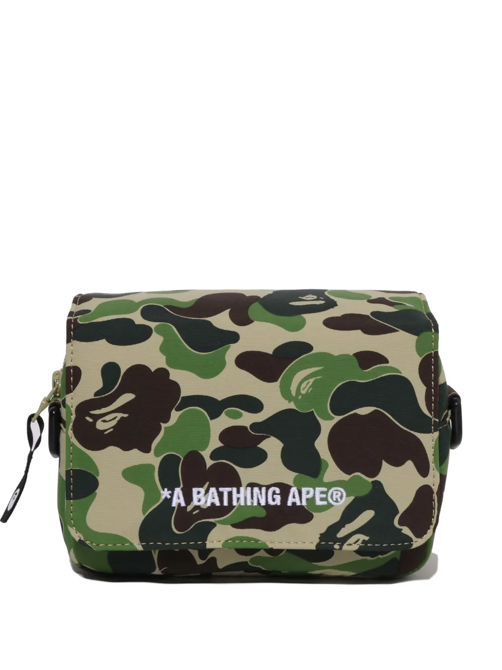 A BATHING APE® ABC Camo messenger bag - Verde