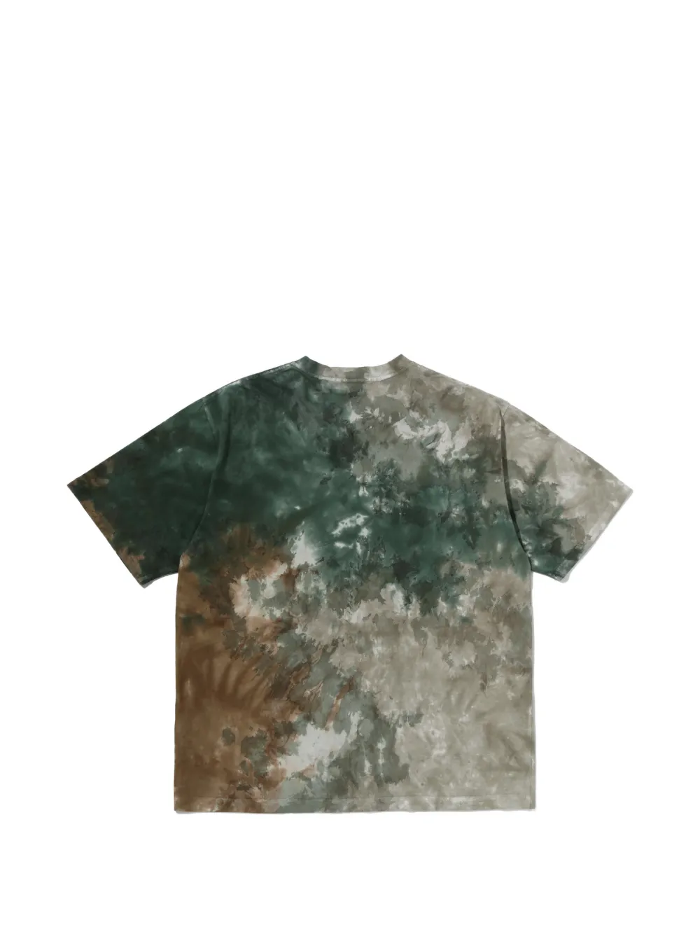 A BATHING APE T-shirt met logoprint Groen