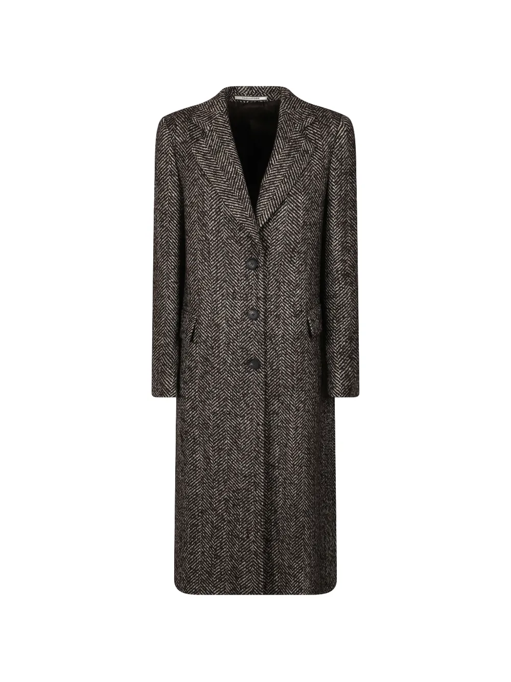 Tagliatore single-breasted tweed coat