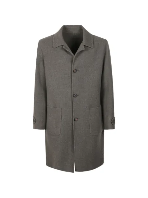 Eleventy button-up patch-pocket coat