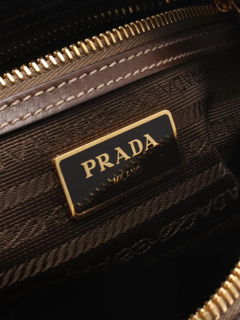 Prada Pre-owned 2010-2026 Jacquard Logo Camera Bag Crossbody Bag in Grey, view 5