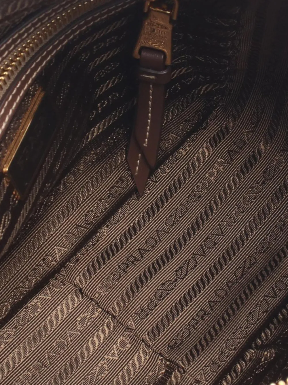 Prada Pre-owned 2010-2026 Jacquard Logo Camera Bag Crossbody Bag in Grey, view 4