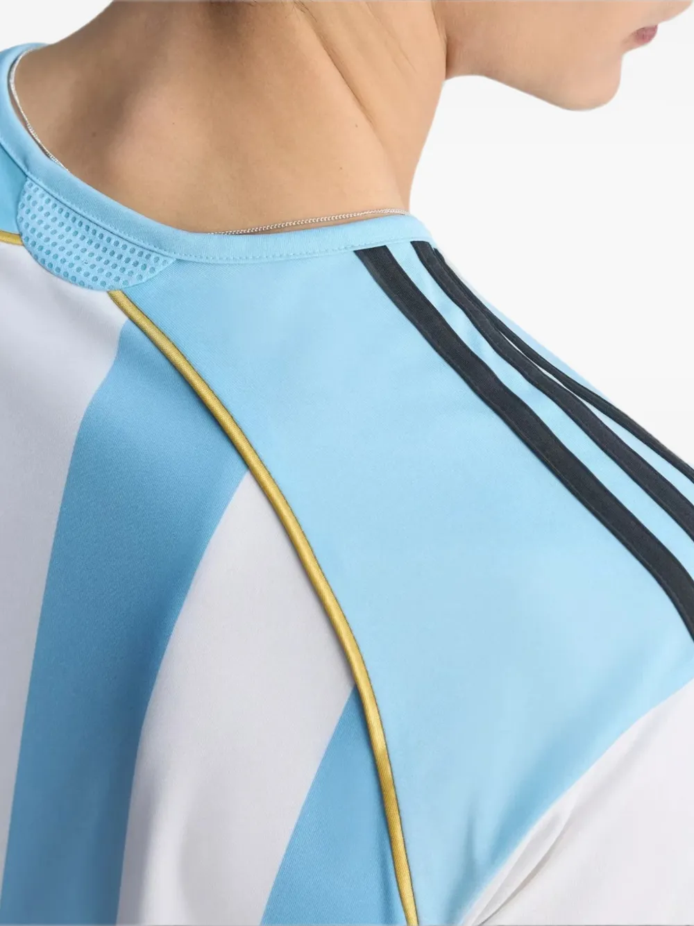 adidas Argentina Home jersey T-shirt 2006 Blauw