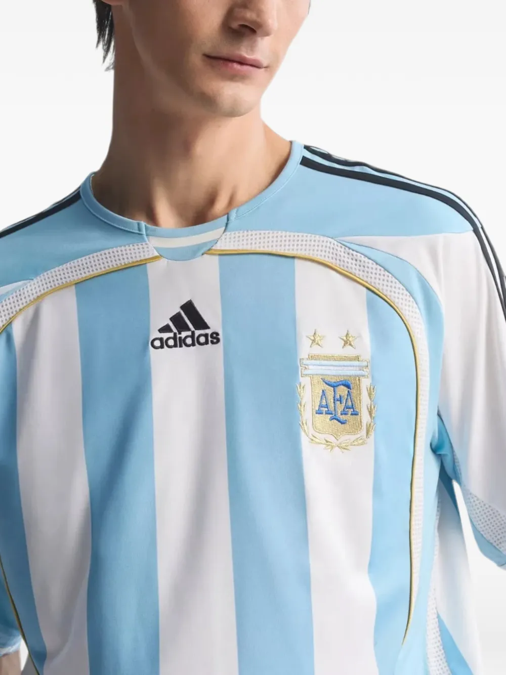 adidas Argentina Home jersey T-shirt 2006 Blauw