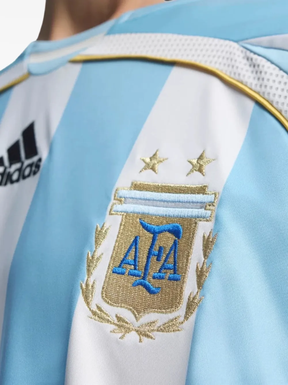 adidas Argentina Home jersey T-shirt 2006 Blauw
