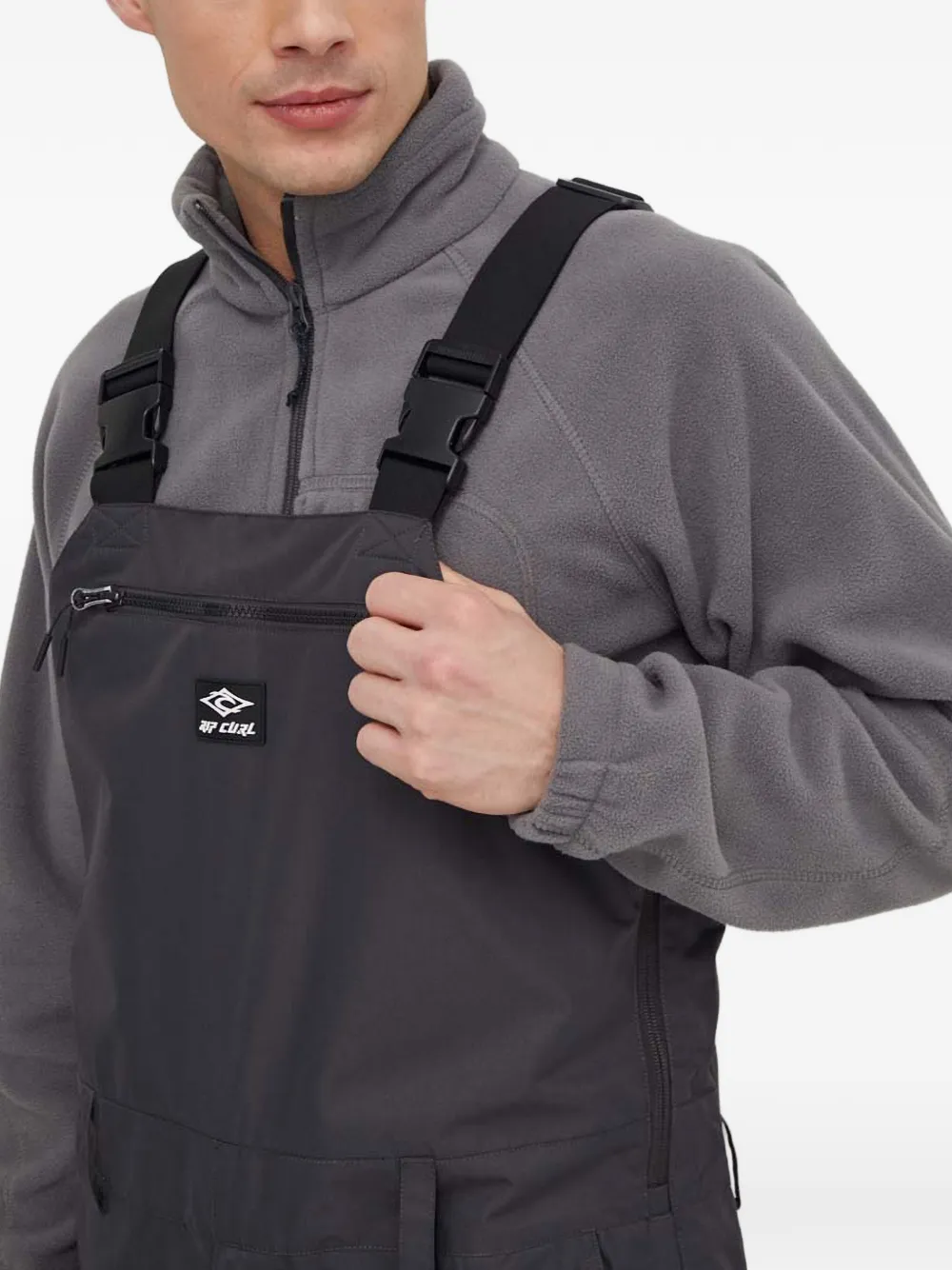 Rip Curl Taipan sneeuwslabbetje met logopatch Grijs