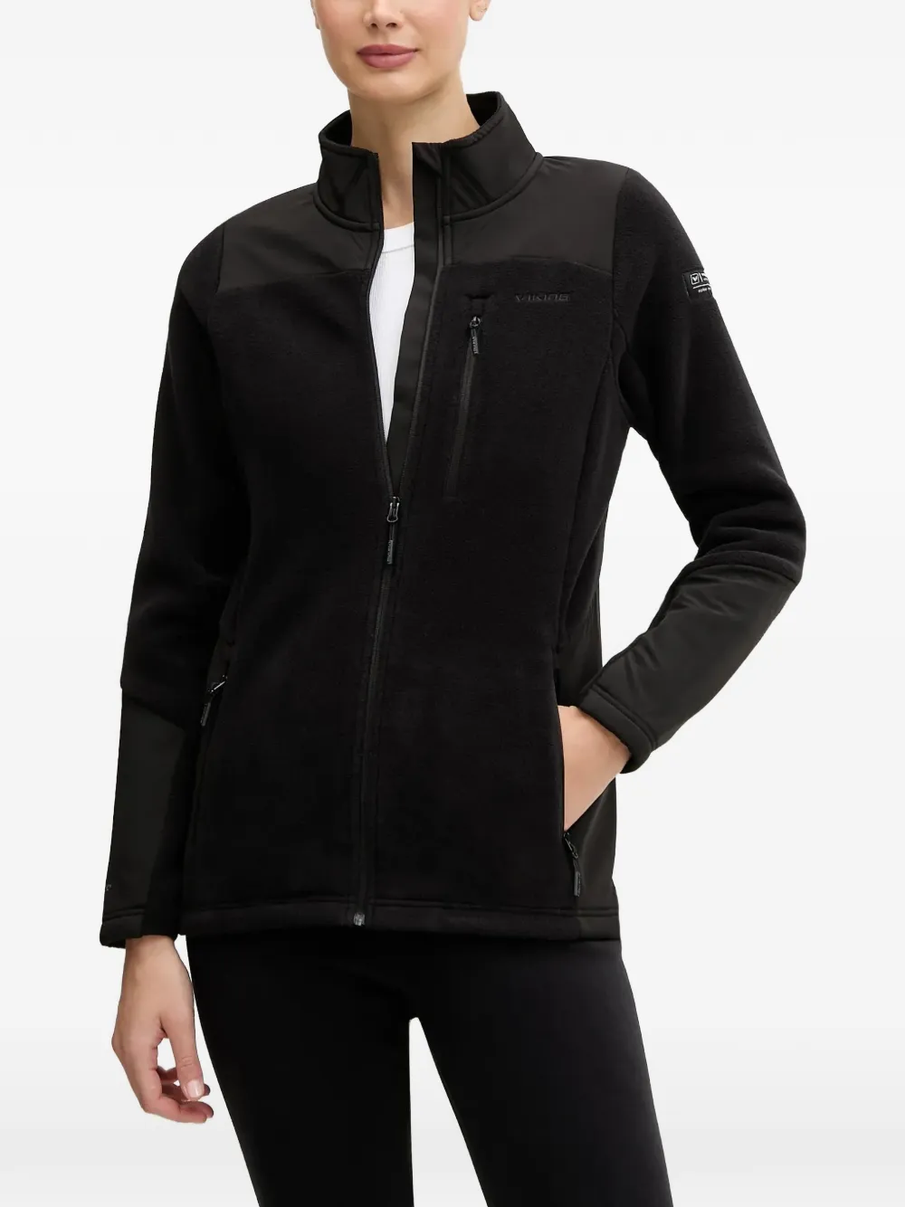 Viking Migano Lady fleece sweatshirt - Nero