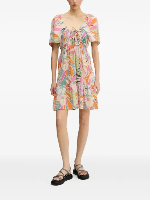 Rip Curl Cala Vadella floral-print ruffled mini dress