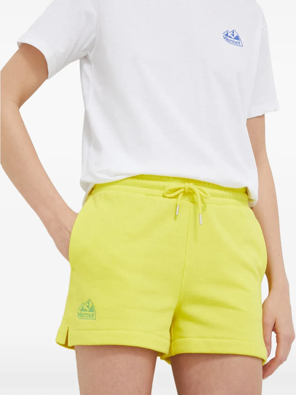 Marmot logo-embroidered drawstring shorts