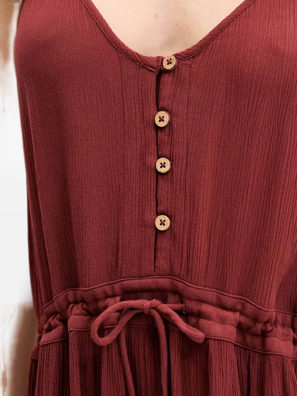 Rip Curl Classic Surf maxi-jurk met kwastje Rood