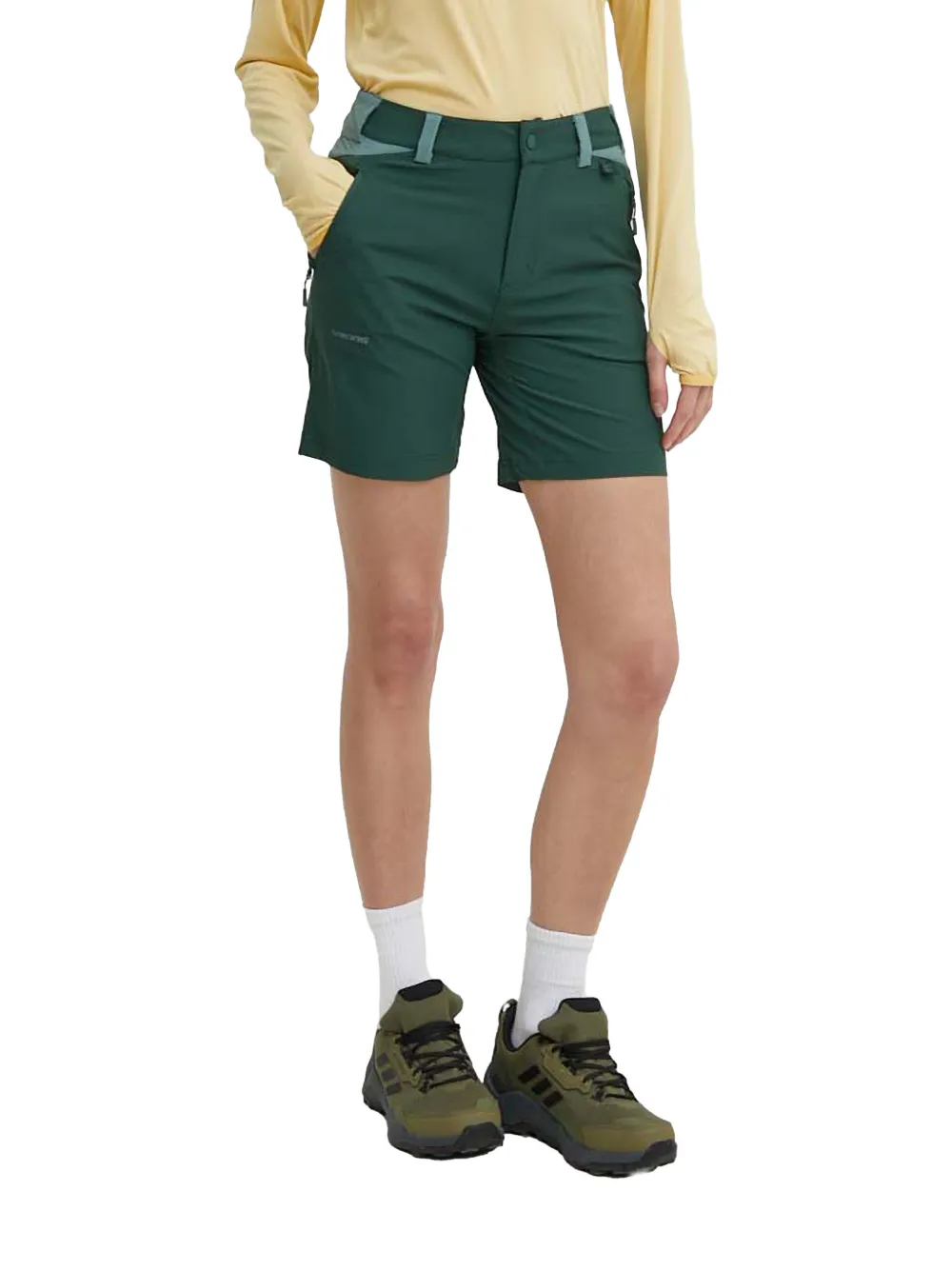 Viking logo-print zip-pocket shorts