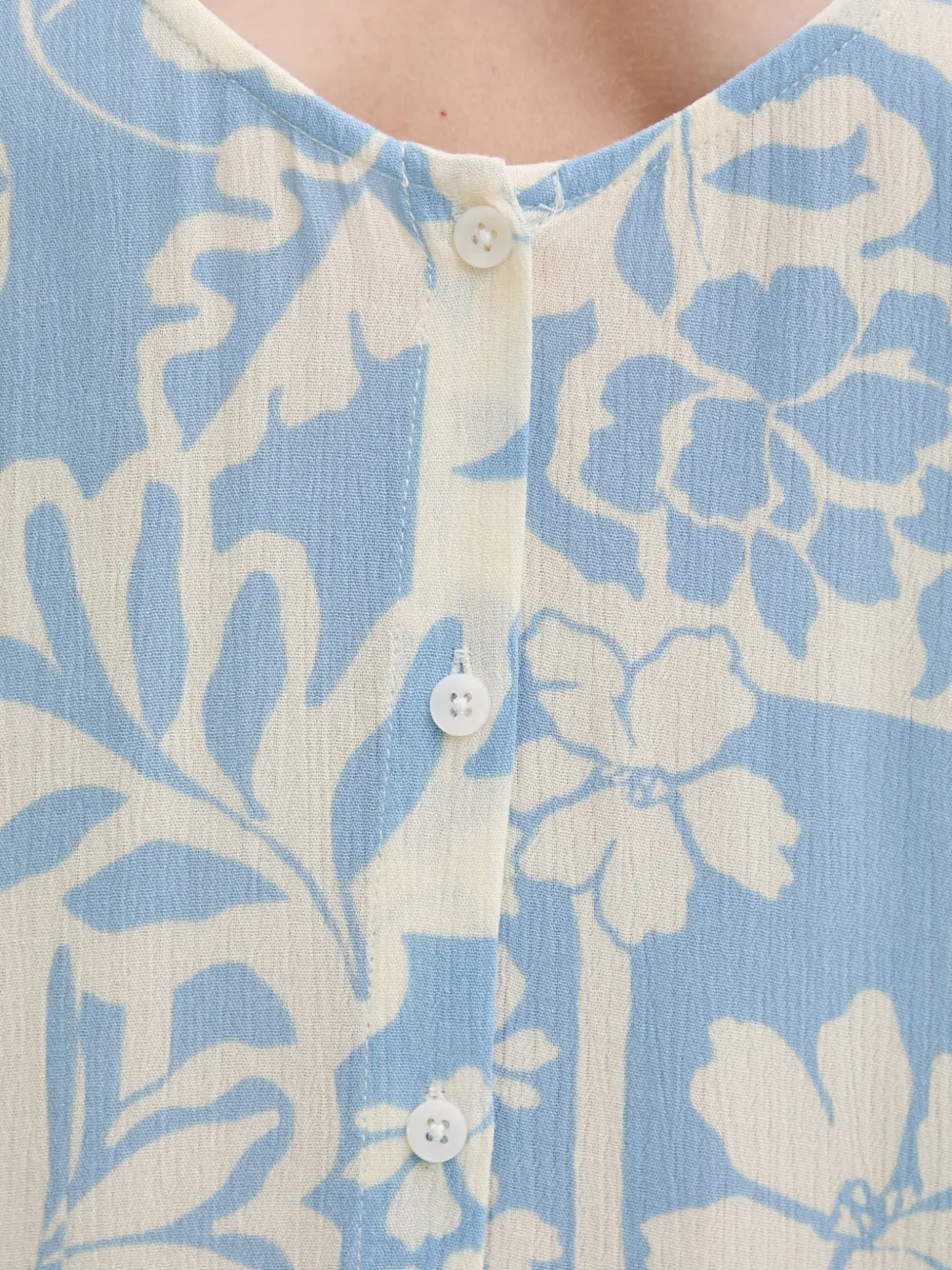 Rip Curl Party Pack mini-jurk met bloemenprint en knopen Blauw