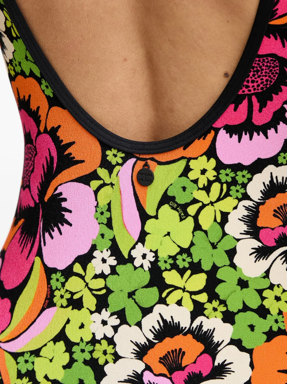 Rip Curl Blooming Short Jane badpak met bloemenprint Groen