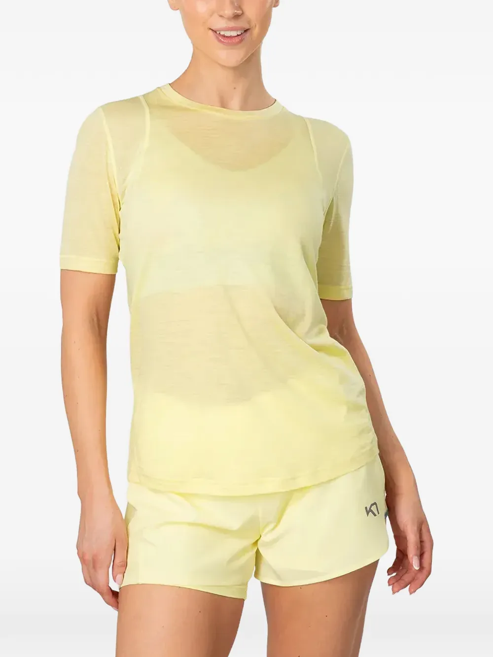 Kari Traa Embla short-sleeve base layer - Giallo