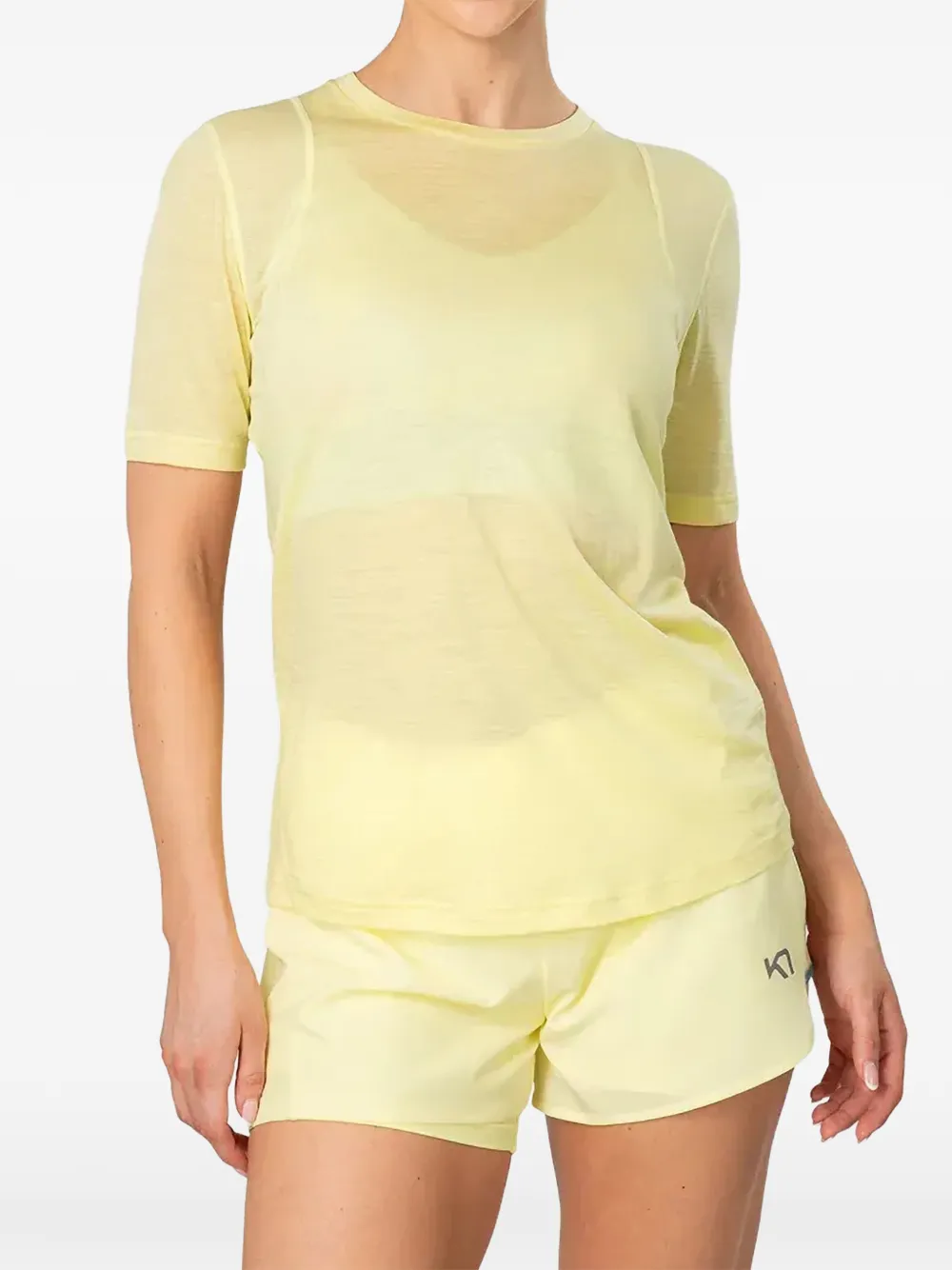 Kari Traa Embla short-sleeve base layer Geel