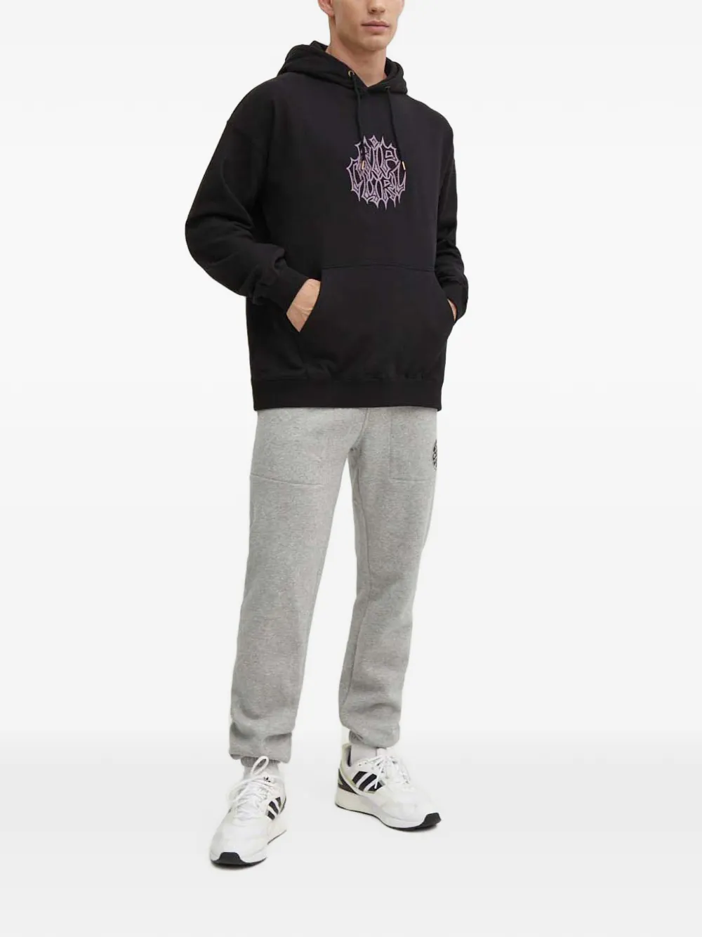 Rip Curl Hoodie met logoprint en trekkoord Zwart
