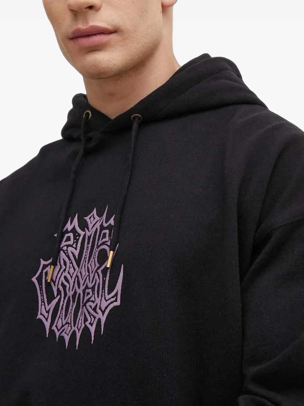 Rip Curl Hoodie met logoprint en trekkoord Zwart