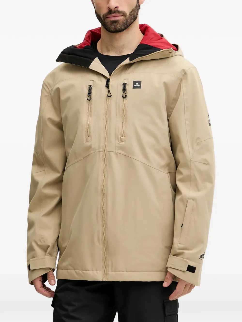 Rip Curl Anti-series Freerider Ski Jacket In Neutral