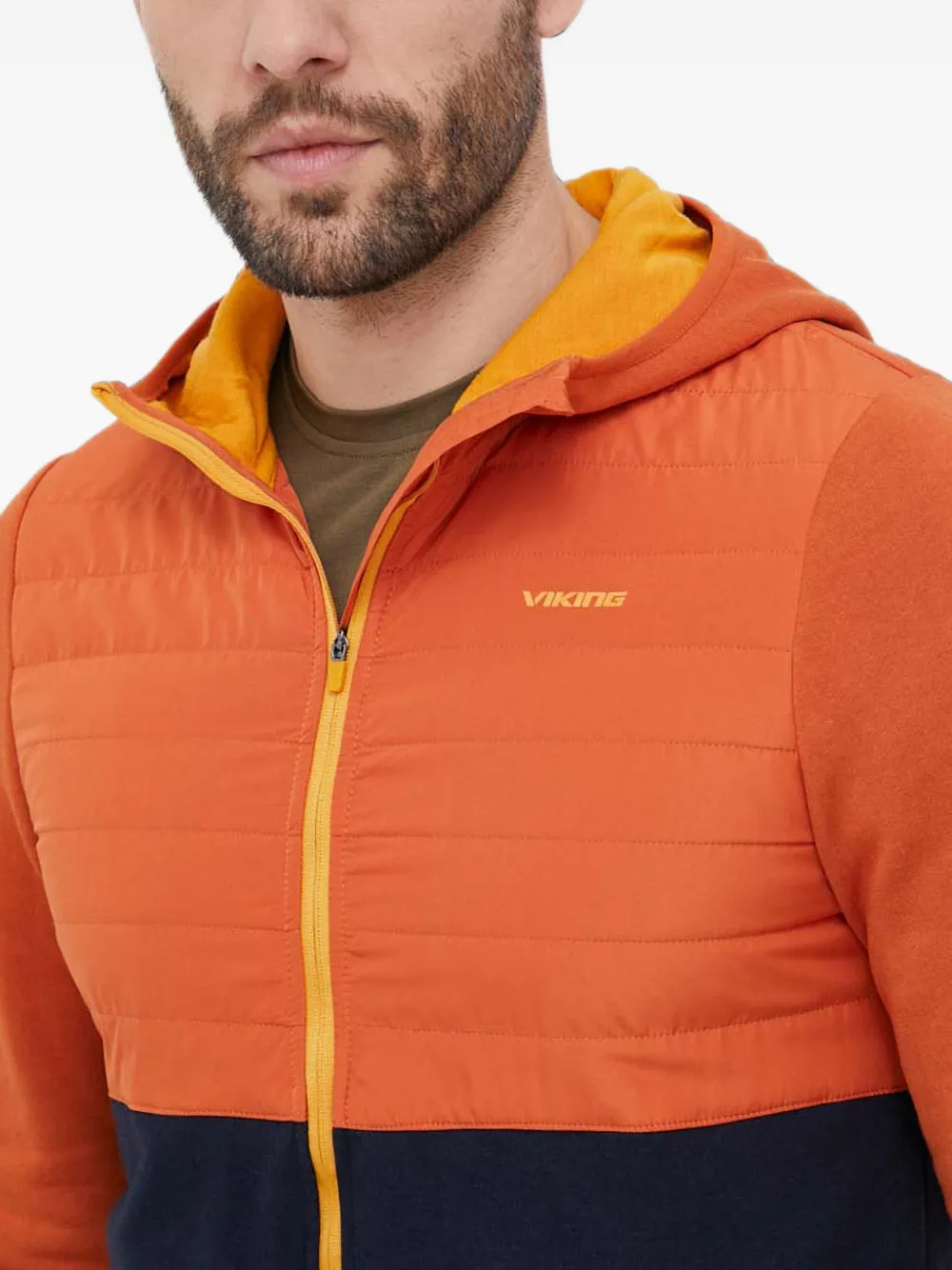Viking Quilted Hooded Performance Jacket In Multi